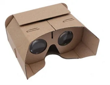 Photo colour cardboard VR glasses for smartphones on a 153mm x 83mm headset.