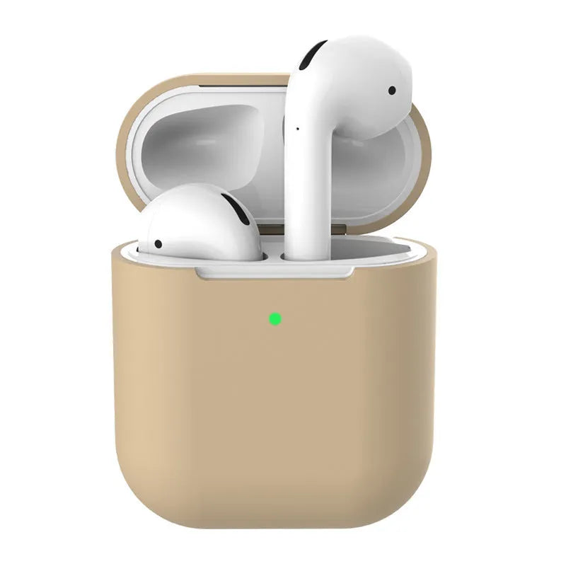 AirPods 2 silicone clamshell case cover in multiple colours for Apple wireless earphones