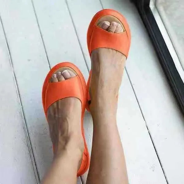 Women's jelly shoes low heel 1-3cm artificial PU upper rubber sole available in colours blue pink red yellow white orange sizes 35-43