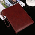 Flip tablet protection cover in imitation leather with sleep function for iPad, available in six colours including coffee and black