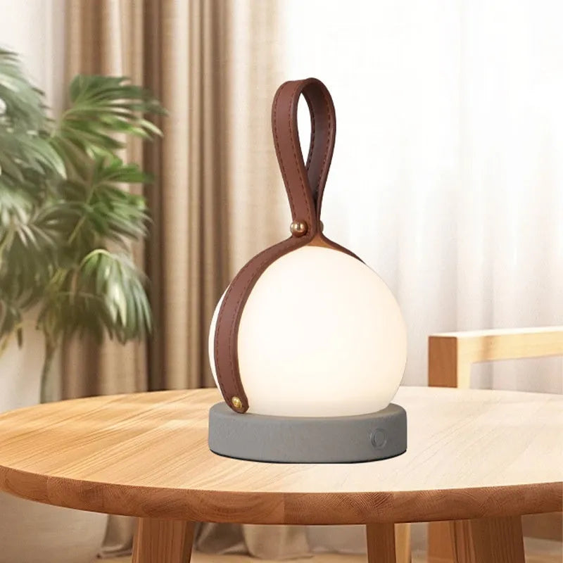 Outdoor camping portable small night lamp USB charging touch sensor modern simplicity desk lamp