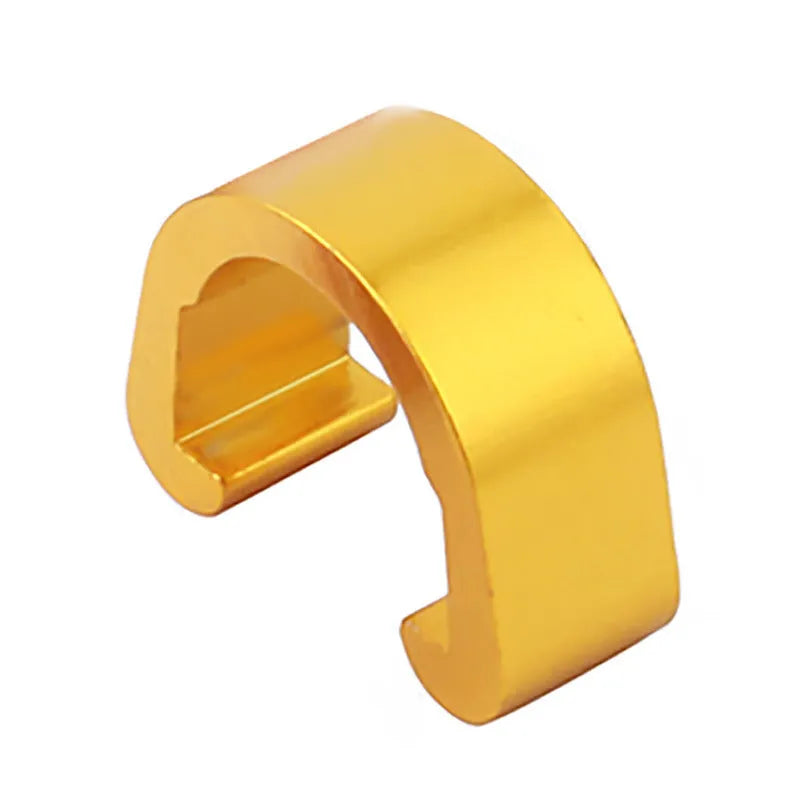 Aluminium alloy C-shaped buckle in multiple colours, showing dimensions of 10.2mm by 13mm by 5mm.