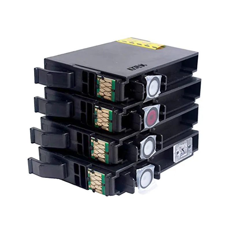 Set of 4 compatible ink cartridges black cyan magenta yellow for Epson Expression Home printers