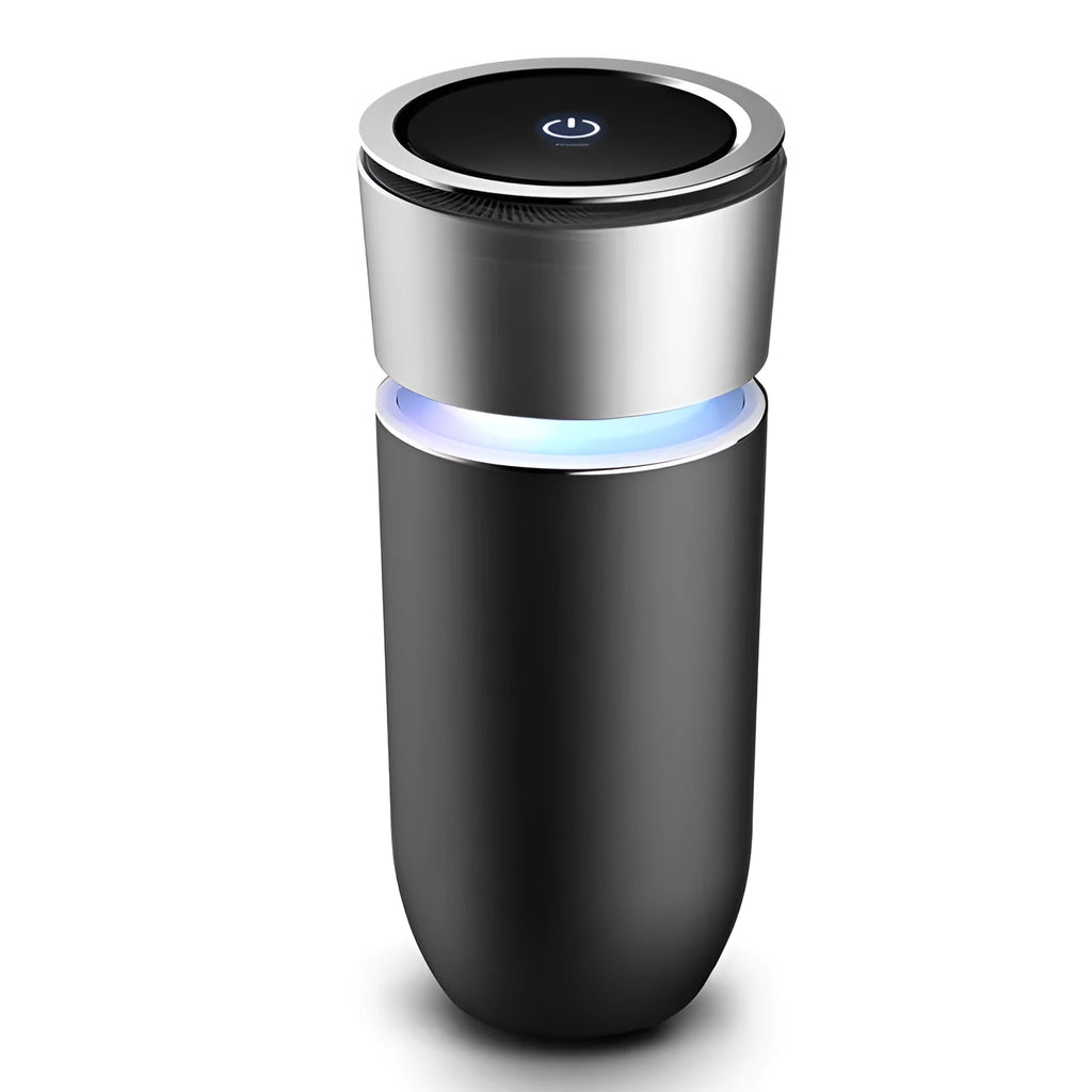 USB negative ion car air purifier, 75x75x165mm, 3W 5V USB powered, for car and small room use