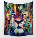 Bohemian print polyester tapestry wall hanging in 150x230cm size with animal pattern