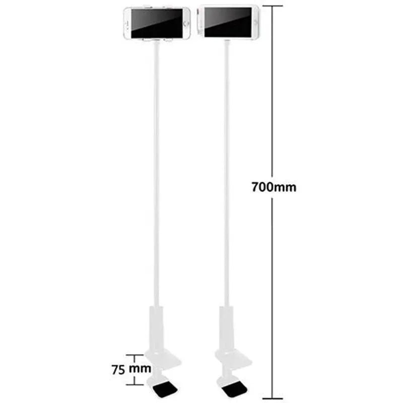 Flexible magnalium mount holder for smartphones and tablets with adjustable arm and suction base