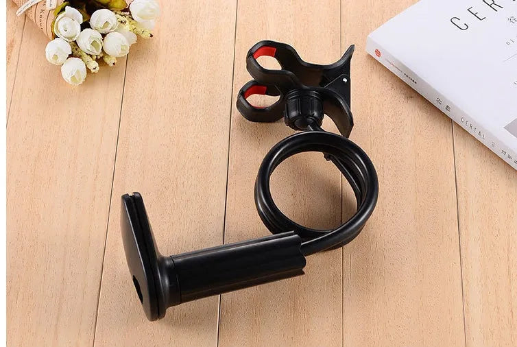 Universal tablet mount holder lazy bracket in black or white with 70cm or 100cm stretch arm