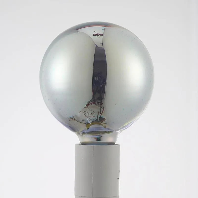 3D projection LED decoration bulb casting a firework pattern on a wall