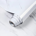 Roll of marble pattern waterproof PVC sticker for kitchen splashback protection, 2 metres long