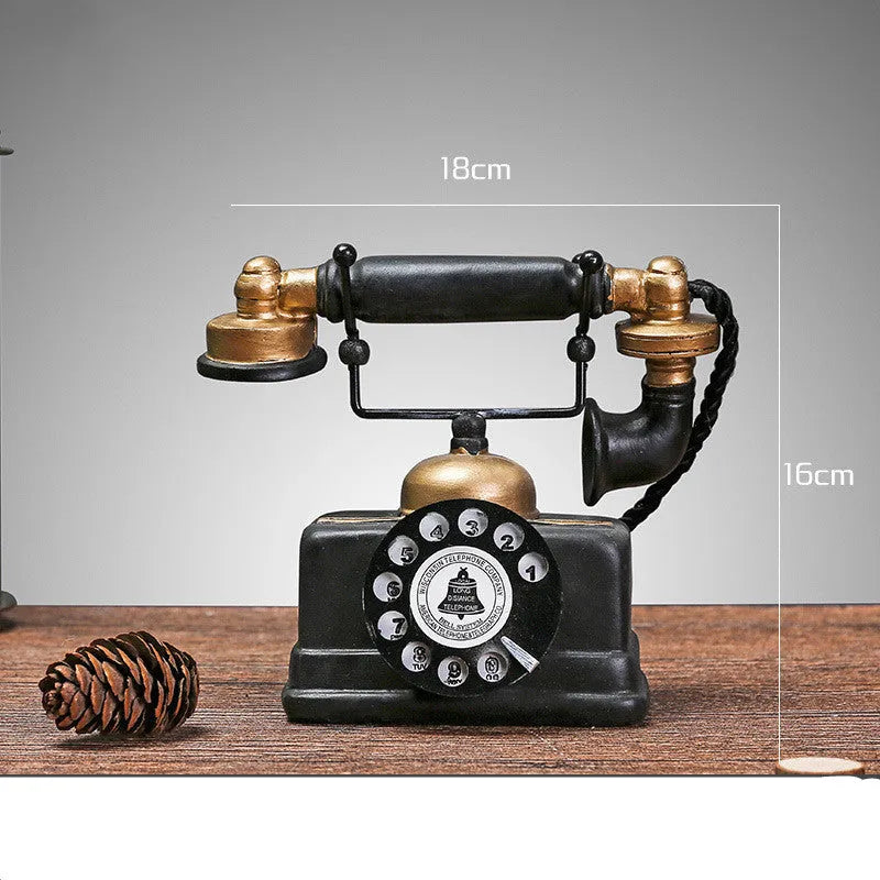 Black synthetic resin old dirty craft ornament car model with distressed finish