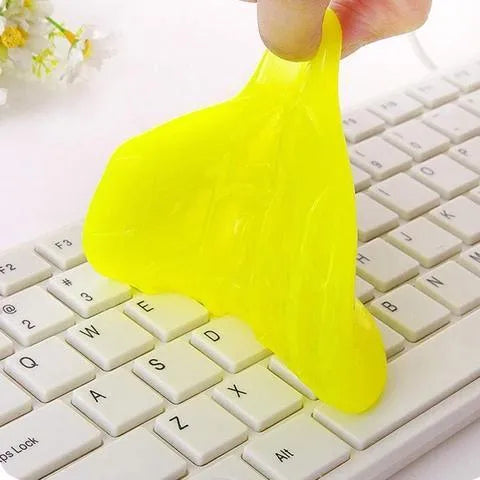 160g Magic Cleaning Gel in blue, green, pink, and yellow colours for household and car dust removal