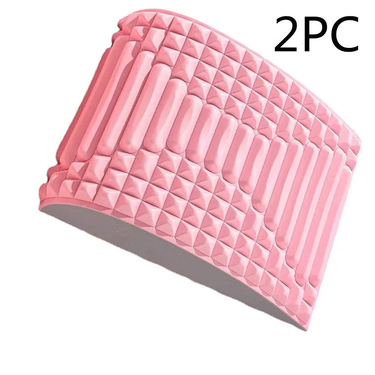 Blue EVA foam back stretcher for lumbar support and neck pain relief