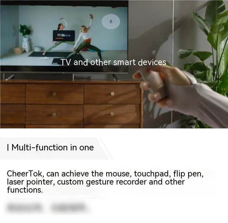 Silver wireless presenter laser pen with mouse function, 1MW laser, 10m range, 200mAh battery