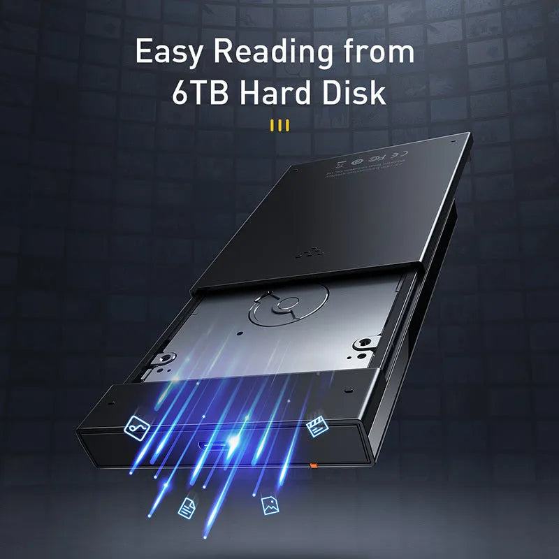 Universal 2.5 inch solid state hard disk enclosure with three interface options and smart hibernation