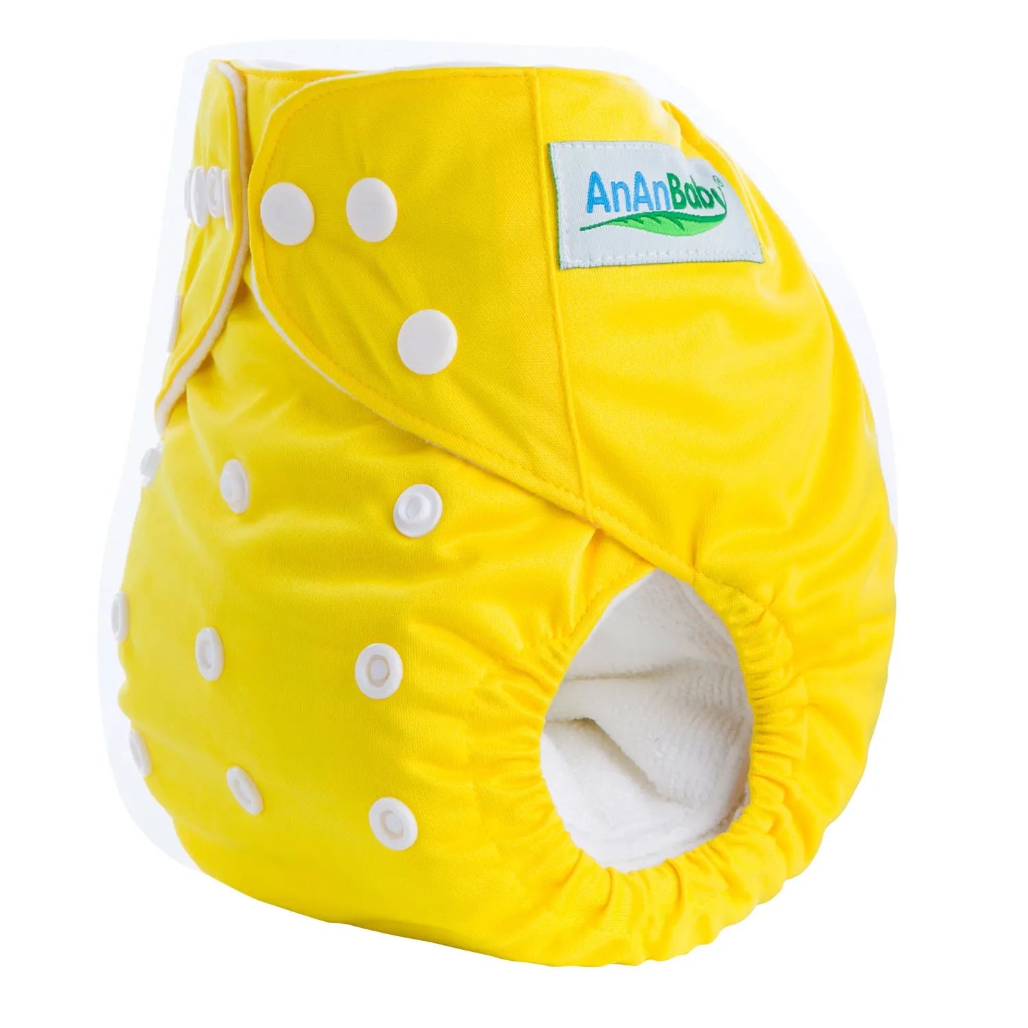 Solid colour leak-proof baby diaper pants with bamboo charcoal lining, 36.5x32.5cm, for babies 3-15kg