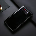 C9 DIY 18650 power bank case in black and white, showing six battery slots and dual USB ports.