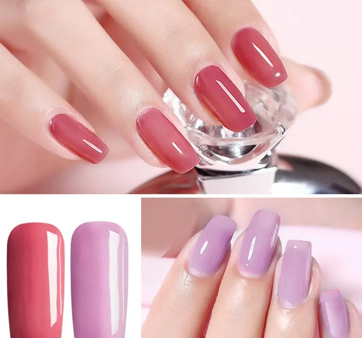 One-step nail rubber gel pen 5ml in 44 colours with non-toxic quick-drying formula