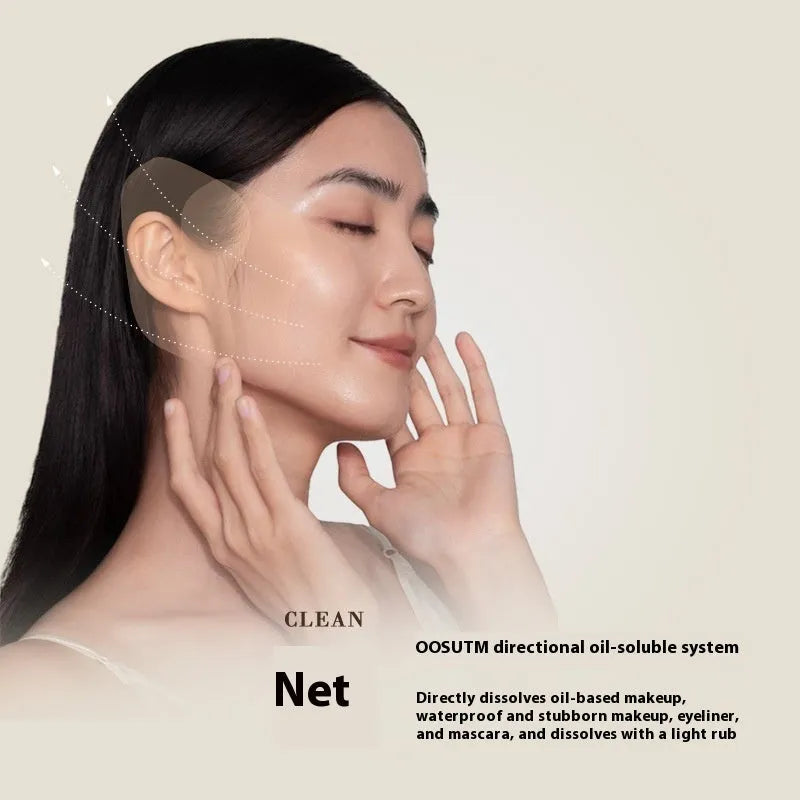 Two tubes of plant extract cleansing cream for face, eye, and lip makeup removal.
