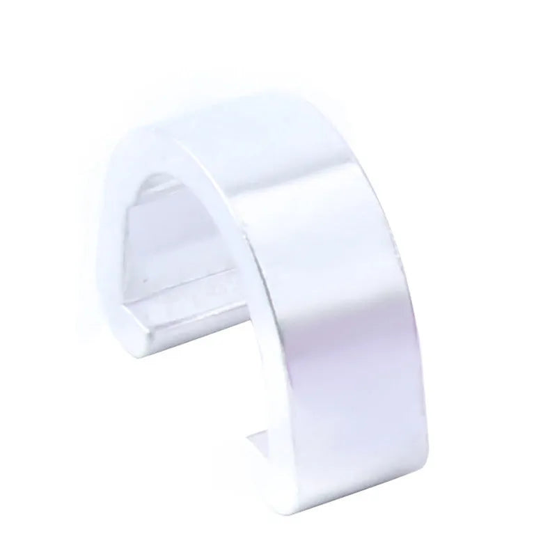 Aluminium alloy C-shaped buckle in multiple colours, showing dimensions of 10.2mm by 13mm by 5mm.