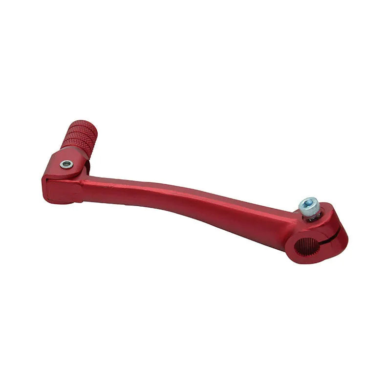 Universal CNC gear lever in black for off-road motorcycles