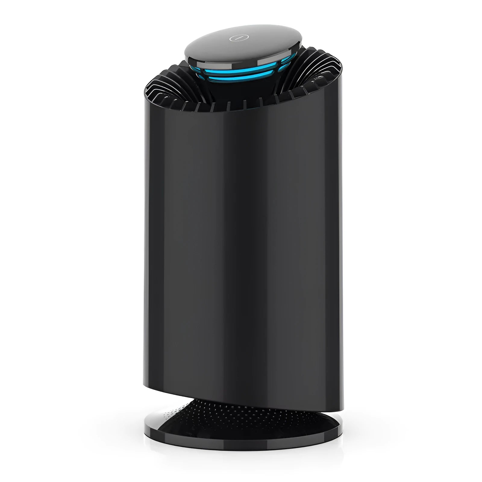Photocatalyst mosquito killing lamp in black, dark gold, or white with dual UV wavelengths for indoor insect control