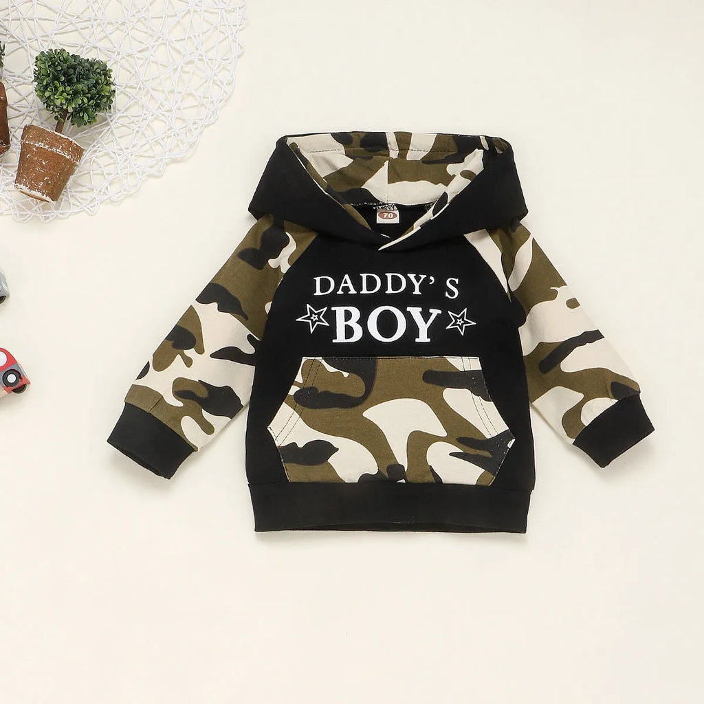 Green cotton boy's clothing set for children aged 1-3 years sizes 70-110cm