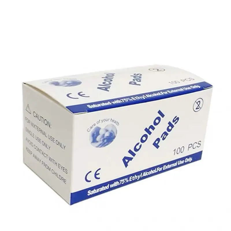 Alcohol sanitiser wipes 100 pack, individually wrapped, 70% isopropyl alcohol, non-woven fabric