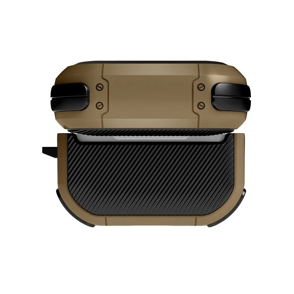 AirPods protective shell in multiple colours showing TPU and PC construction for AirPods 1, 2 and Pro models