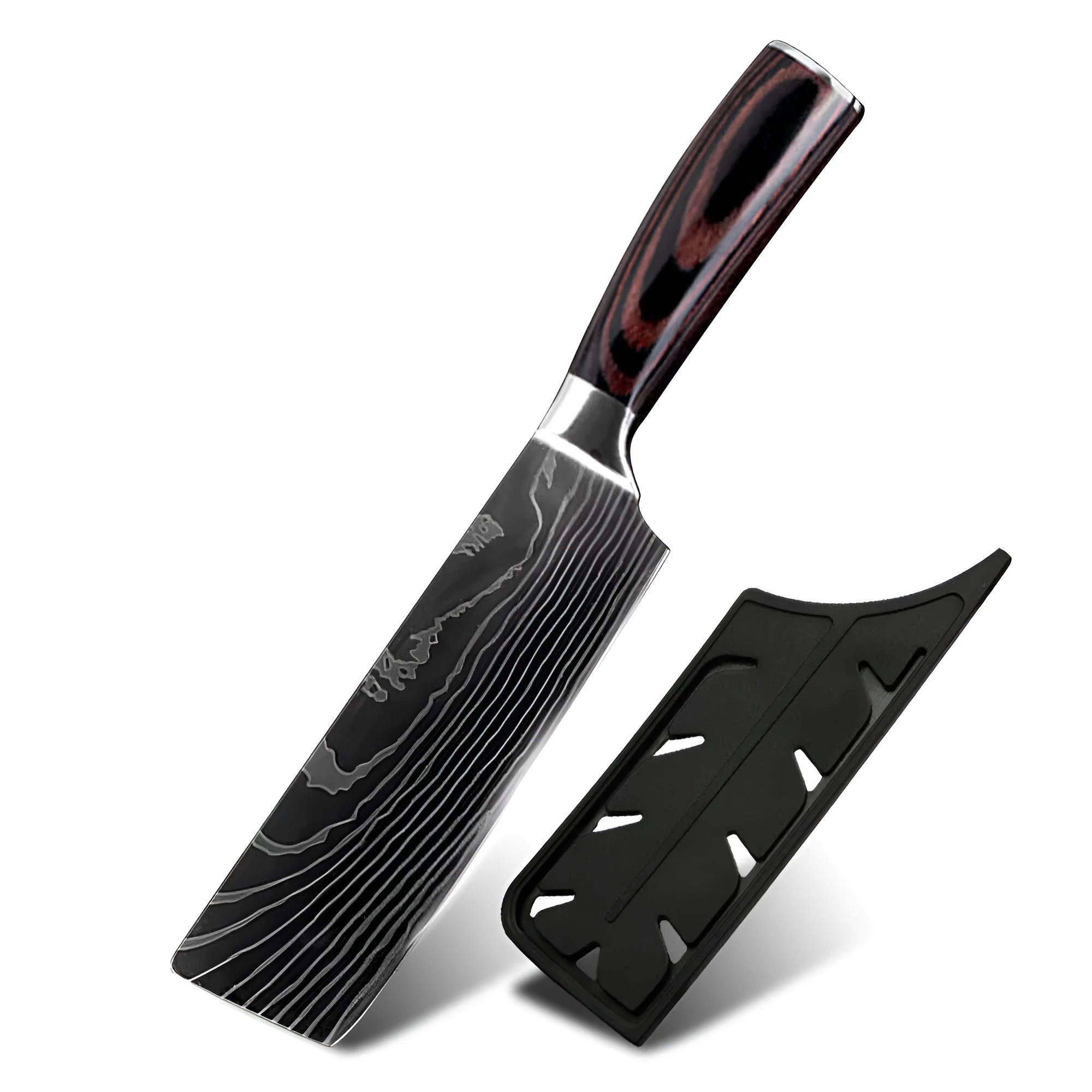 Seven-inch stainless steel multi-purpose kitchen knife with modern simple style and colour finish