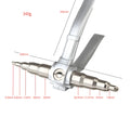 Manual tube expander tool for air conditioning copper pipe flaring 6-22mm in black or silver