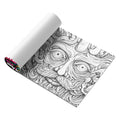 Acid tour colour painting book measuring 200mm in length with paper pages