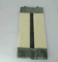 Foldable beige cat scratcher with sisal rope and CARB certified board on floor