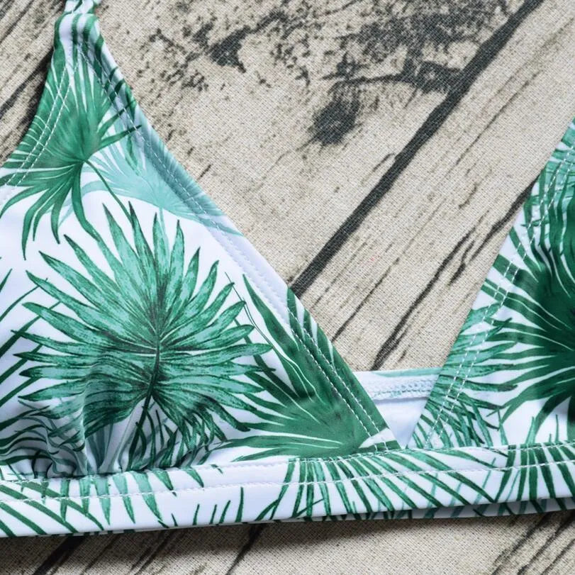 Women's push up micro bikini set with removable padded cups in multiple sizes for summer swimming