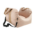 Removable washable cloth pet travel mat for small dogs and cats under 10KG with adjustable snap buckle