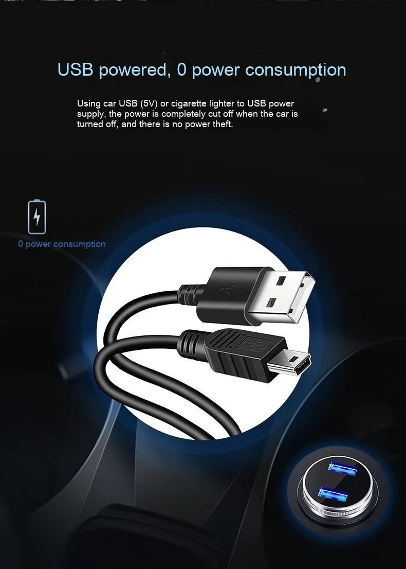Black universal head-up display (HUD) car projector unit for windscreen speed and compass projection.