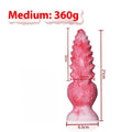 Pink platinum silicone shaped penis women's masturbation device