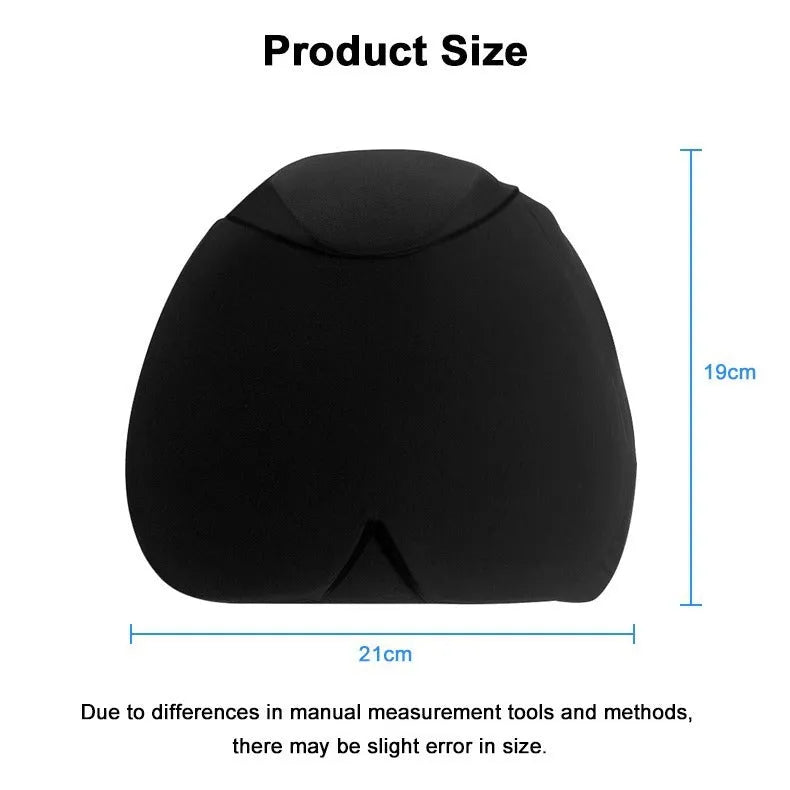 Simple solid colour cold compress cap with fully enclosed design for headache and fever relief
