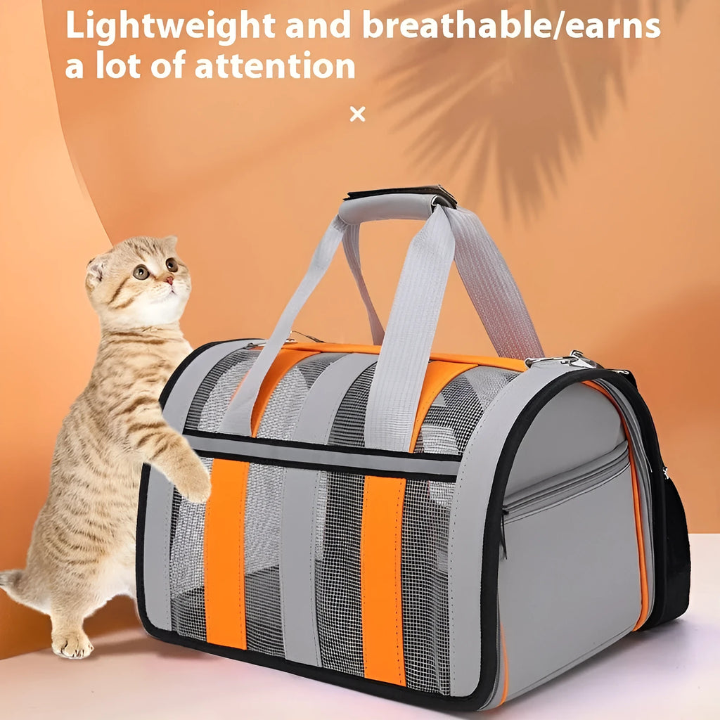 Outdoor portable cat bag in Oxford fabric with multiple colour options and three sizes