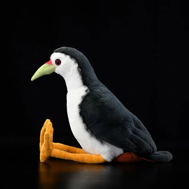 White-bellied Rail plush toy 27cm polyester realistic White-breasted Waterhen doll