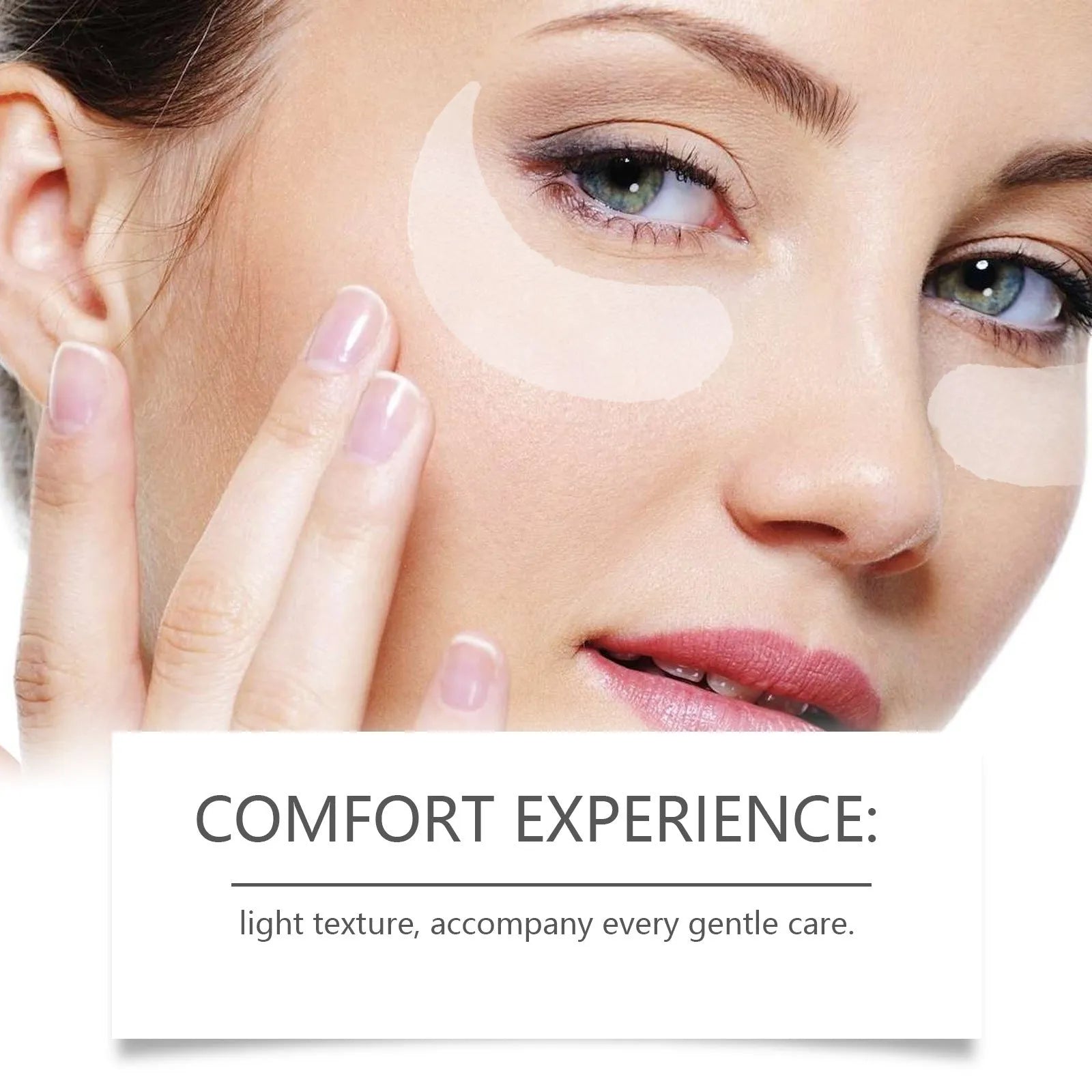 Elastic eye care microneedle patches for wrinkle reduction with nicotinamide and collagen ingredients