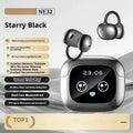 HTC Burmester NE32 open non in-ear Bluetooth headset with ear hook and Type-C charging case