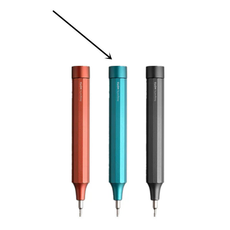 24 in 1 repair screwdriver set with aluminium handle and magnetic bit storage for phone and computer disassembly