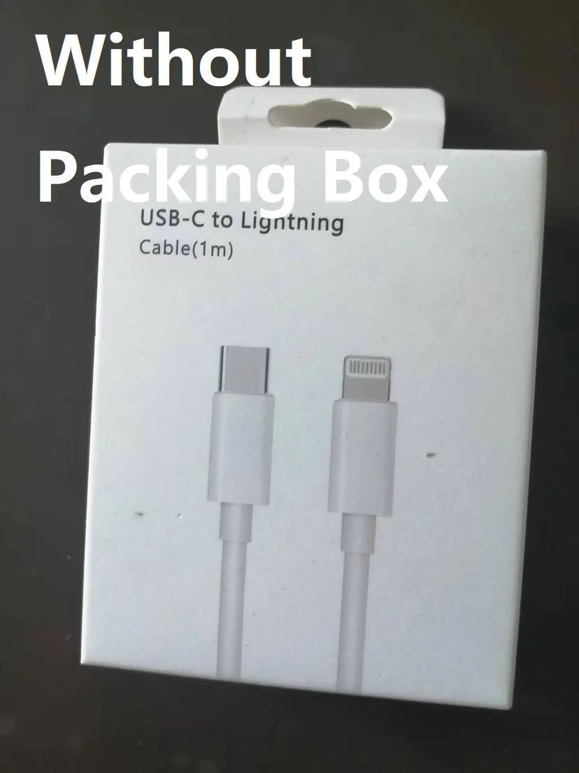White 20W USB-C UK wall charger with a fixed three-pin plug and a USB-C cable.