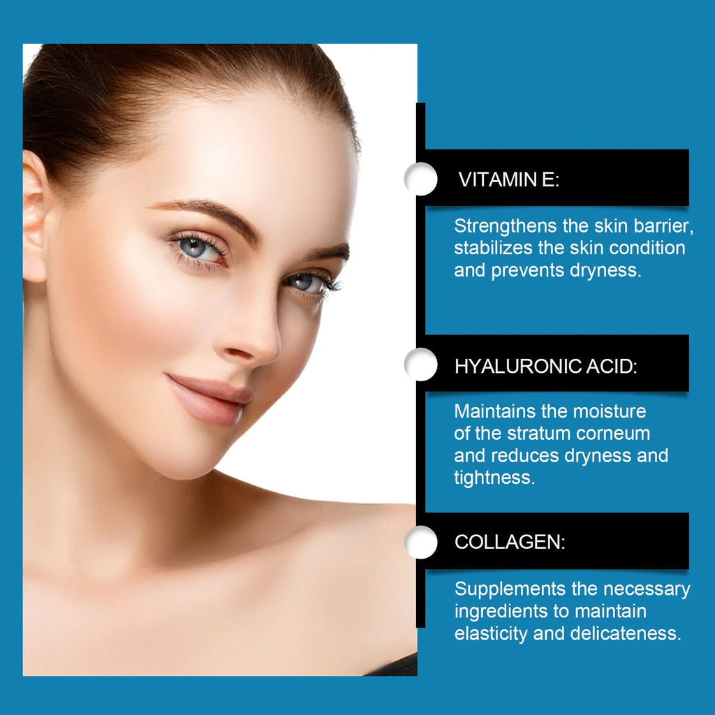 Pack of 5 forehead skincare patches on non-woven fabric with moisturising ingredients