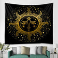 Machine-woven polyester tapestry modern simple black and white series background cloth Colour Sun 150cmx130cm