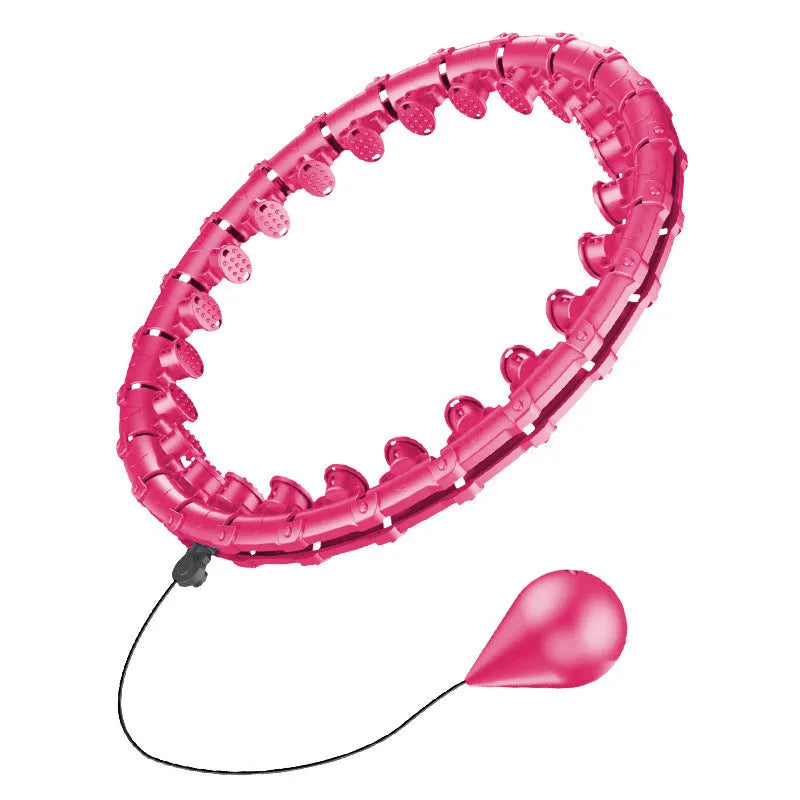 Detachable ABS massage soft ball in pink, blue or purple colour options for fitness and slimming