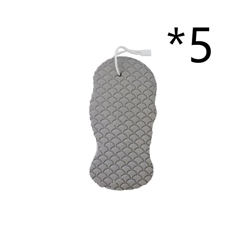 3D fish scale pattern bath sponge ball in white, grey, pink or light blue colours for gentle body exfoliation