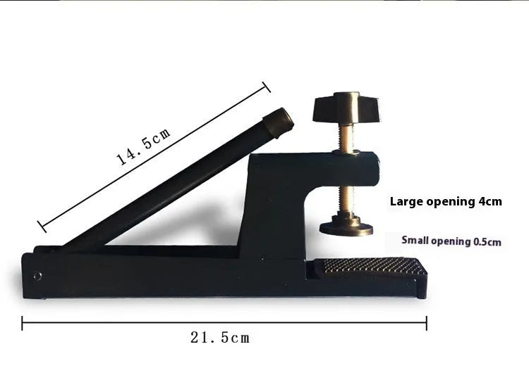 Table tennis net post with universal large clip for thick-edged indoor tables