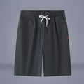 Chinese style cotton linen cropped trousers in solid colours with drawstring waist