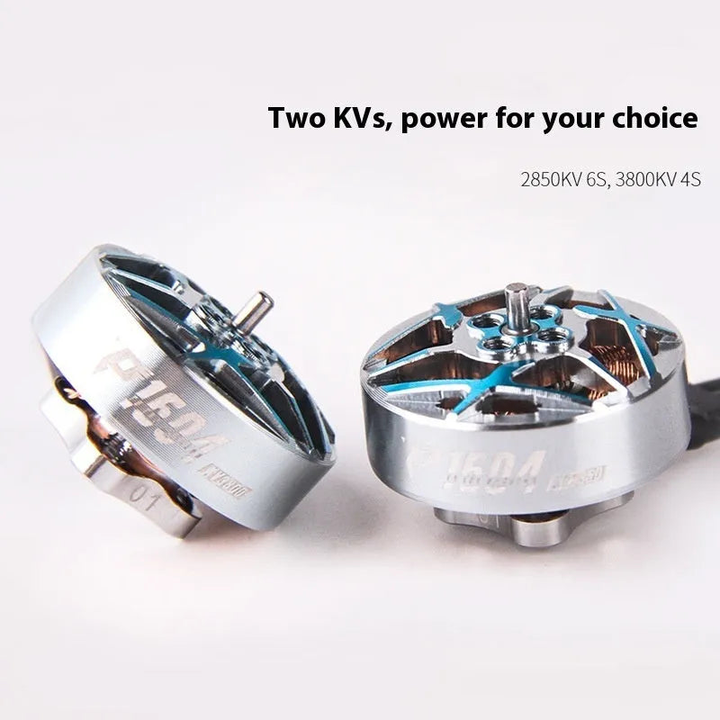 TMOTOR P1604 brushless racing motor in p1604 motor colour with KV2850 or KV3800 option and mounting hardware
